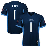 Cameron Ward Tennessee Titans Youth Replica Player Jersey - Navy online
