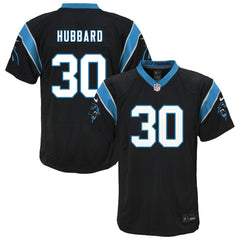 Chuba Hubbard Carolina Panthers Youth Team Game Jersey - Black