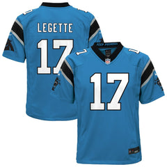 Xavier Legette Carolina Panthers Youth Alternate Game Jersey - Blue