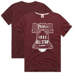 Philadelphia Phillies Homage Hyper Local Refresh T-Shirt Wine