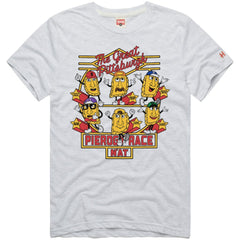 Pittsburgh Pirates Homage Hyper Local Refresh Tri-Blend T-Shirt Ash