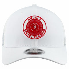 Los Angeles Angels 2026 Spring Training Fan Pack 9SEVENTY Adjustable Trucker Hat White | New Era
