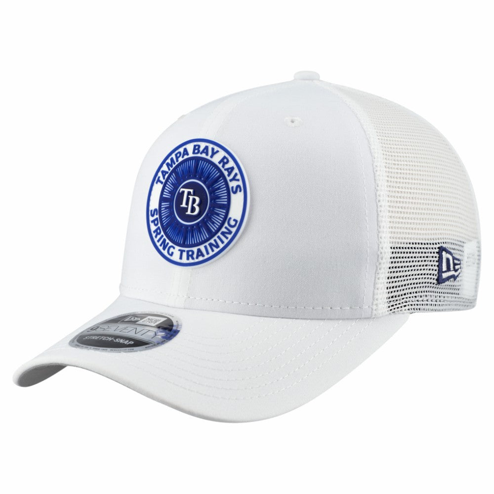 Tampa Bay Rays 2026 Spring Training Fan Pack 9SEVENTY Adjustable Trucker Hat White | New Era