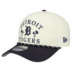 Detroit Tigers 2026 Spring Training Fan Pack Rope A-Frame 9FORTY Adjustable Hat Cream | New Era