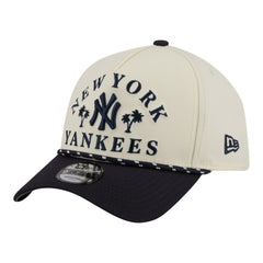 New York Yankees 2026 Spring Training Fan Pack Rope A-Frame 9FORTY Adjustable Hat Cream | New Era