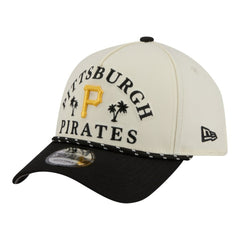 Pittsburgh Pirates 2026 Spring Training Fan Pack Rope A-Frame 9FORTY Adjustable Hat Cream | New Era