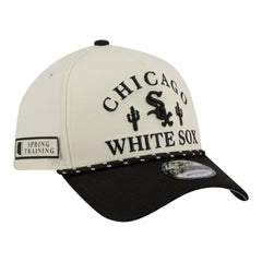 Chicago White Sox 2026 Spring Training Fan Pack Rope A-Frame 9FORTY Adjustable Hat Cream | New Era