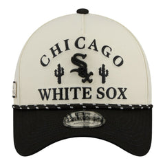 Chicago White Sox 2026 Spring Training Fan Pack Rope A-Frame 9FORTY Adjustable Hat Cream | New Era