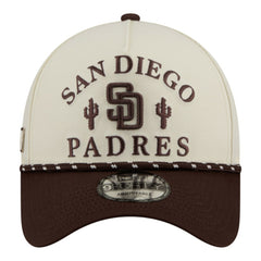San Diego Padres 2026 Spring Training Fan Pack Rope A-Frame 9FORTY Adjustable Hat Cream | New Era