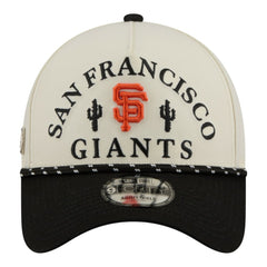 San Francisco Giants 2026 Spring Training Fan Pack Rope A-Frame 9FORTY Adjustable Hat Cream | New Era