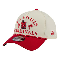 St. Louis Cardinals 2026 Spring Training Fan Pack Rope A-Frame 9FORTY Adjustable Hat Cream | New Era