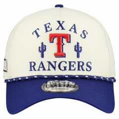 Texas Rangers 2026 Spring Training Fan Pack Rope A-Frame 9FORTY Adjustable Hat Cream | New Era