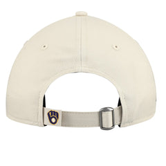 Milwaukee Brewers Youth 2026 Spring Training Fan Pack Batter 9TWENTY Adjustable Hat Stone/Navy | New Era