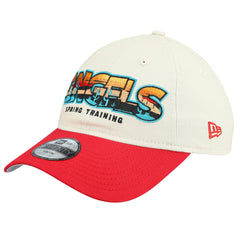 Los Angeles Angels Youth 2026 Spring Training Fan Pack Batter 9TWENTY Adjustable Hat Stone/Red | New Era