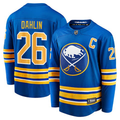Rasmus Dahlin Buffalo Sabres Fanatics Home Captain Patch Breakaway Jersey Royal