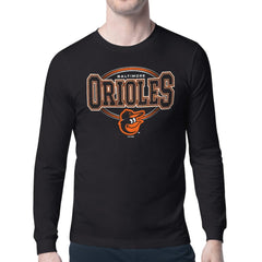 Baltimore Orioles Starter Team Track Graphic Long Sleeve T-Shirt Black
