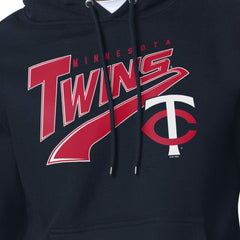 Minnesota Twins Starter Modern Tailsweep Fleece Tri-Blend Pullover Hoodie Navy