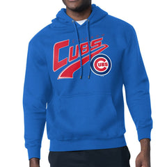 Chicago Cubs Starter Modern Tailsweep Fleece Tri-Blend Pullover Hoodie Royal