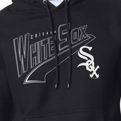 Chicago White Sox Starter Modern Tailsweep Fleece Tri-Blend Pullover Hoodie Black