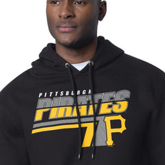Pittsburgh Pirates Starter Logo Push Graphic Hoodie Black