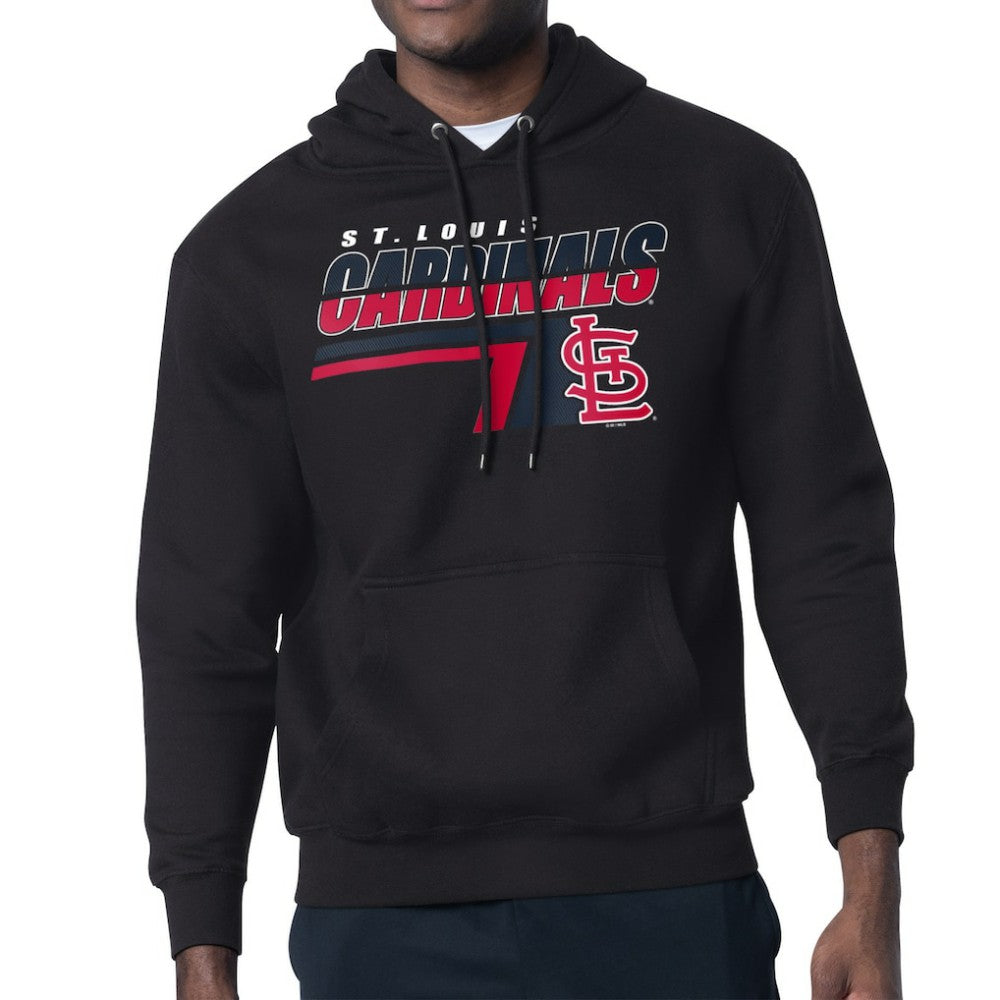 St. Louis Cardinals Starter Logo Push Graphic Hoodie Black