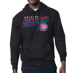 Chicago Cubs Starter Logo Push Graphic Hoodie Black