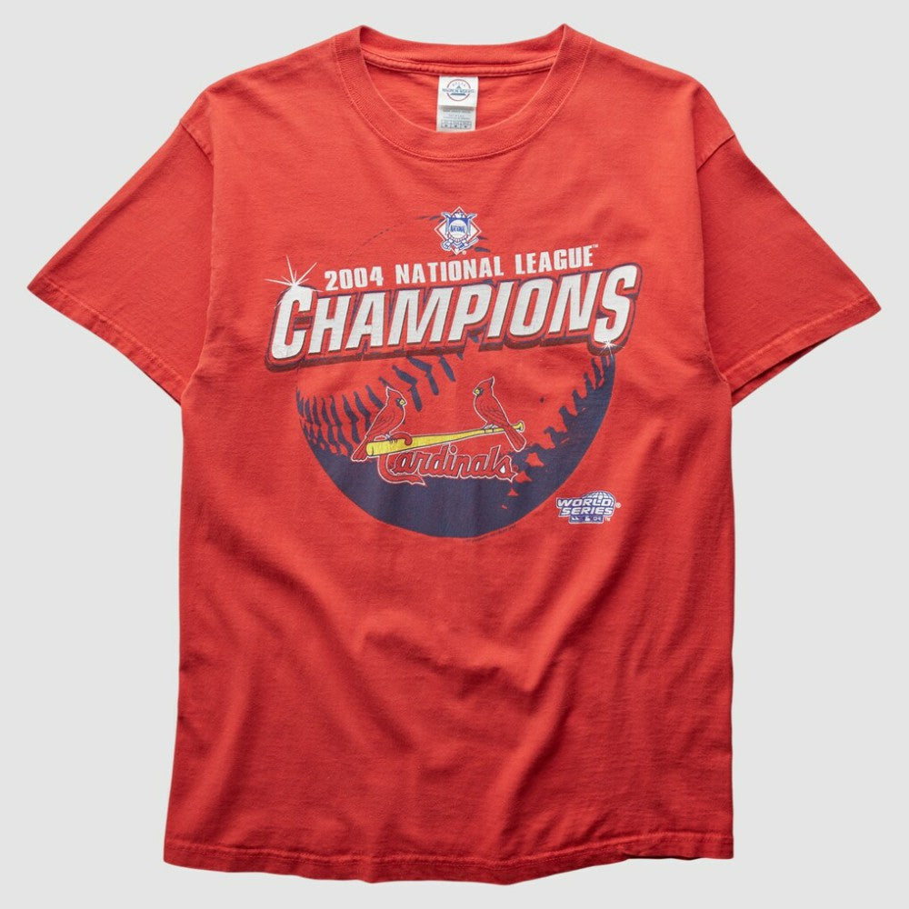 St. Louis Cardinals 2004 T-Shirt Red Vintage