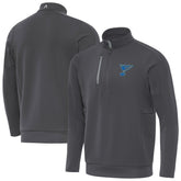 St. Louis Blues Antigua Generation Quarter-Zip Pullover Top Pewter