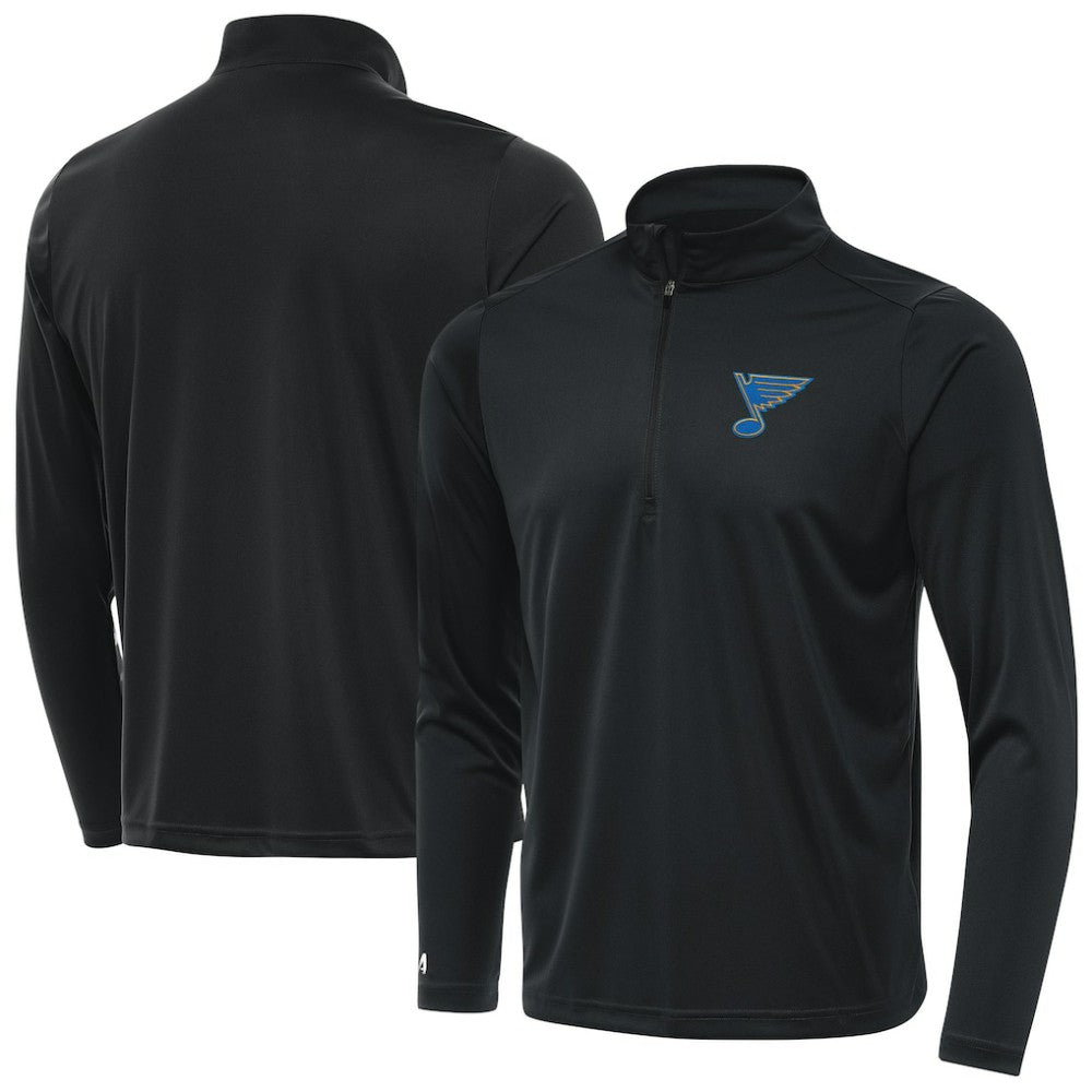 St. Louis Blues Antigua Tribute Lightweight Quarter-Zip Pullover Gray