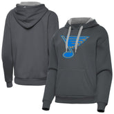 St. Louis Blues Antigua Women's Victory Pullover Hoodie Charcoal