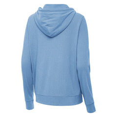 St. Louis Blues Antigua Women's Seeker Full-Zip Hoodie Heather Blue