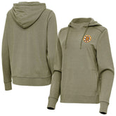 Boston Bruins Antigua Women's Justice Pullover Hoodie Olive