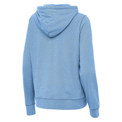 St. Louis Blues Antigua Women's Justice Pullover Hoodie Heather Blue