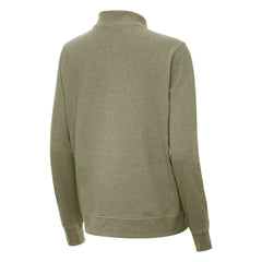Boston Bruins Antigua Women's Crush Quarter-Zip Pullover Olive