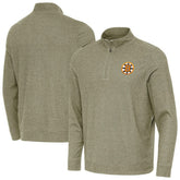 Boston Bruins Antigua Subtle Quarter-Zip Sweatshirt Olive