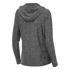 St. Louis Blues Antigua Women's Daybreak Quarter-Zip Hoodie Heather Black