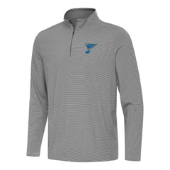 St. Louis Blues Antigua Twine Quarter-Zip Pullover Black