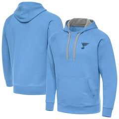 St. Louis Blues Antigua Victory Pullover Hoodie Blue
