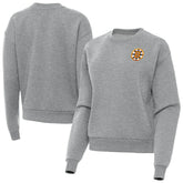 Boston Bruins Antigua Women's Victory Pullover Sweatshirt Heather Gray
