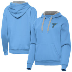 St. Louis Blues Antigua Women's Victory Pullover Hoodie Blue