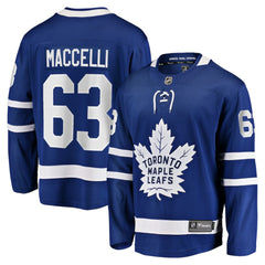 Matias Maccelli Toronto Maple Leafs Fanatics Home Breakaway Jersey Blue