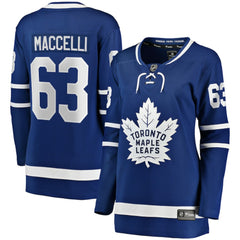 Matias Maccelli Toronto Maple Leafs Fanatics Women's Home Breakaway Jersey Blue