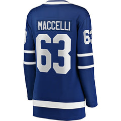Matias Maccelli Toronto Maple Leafs Fanatics Women's Home Breakaway Jersey Blue
