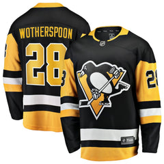 Parker Wotherspoon Pittsburgh Penguins Fanatics Home Breakaway Jersey Black