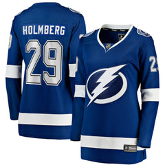 Pontus Holmberg Tampa Bay Lightning Fanatics Women's Home Breakaway Jersey Blue
