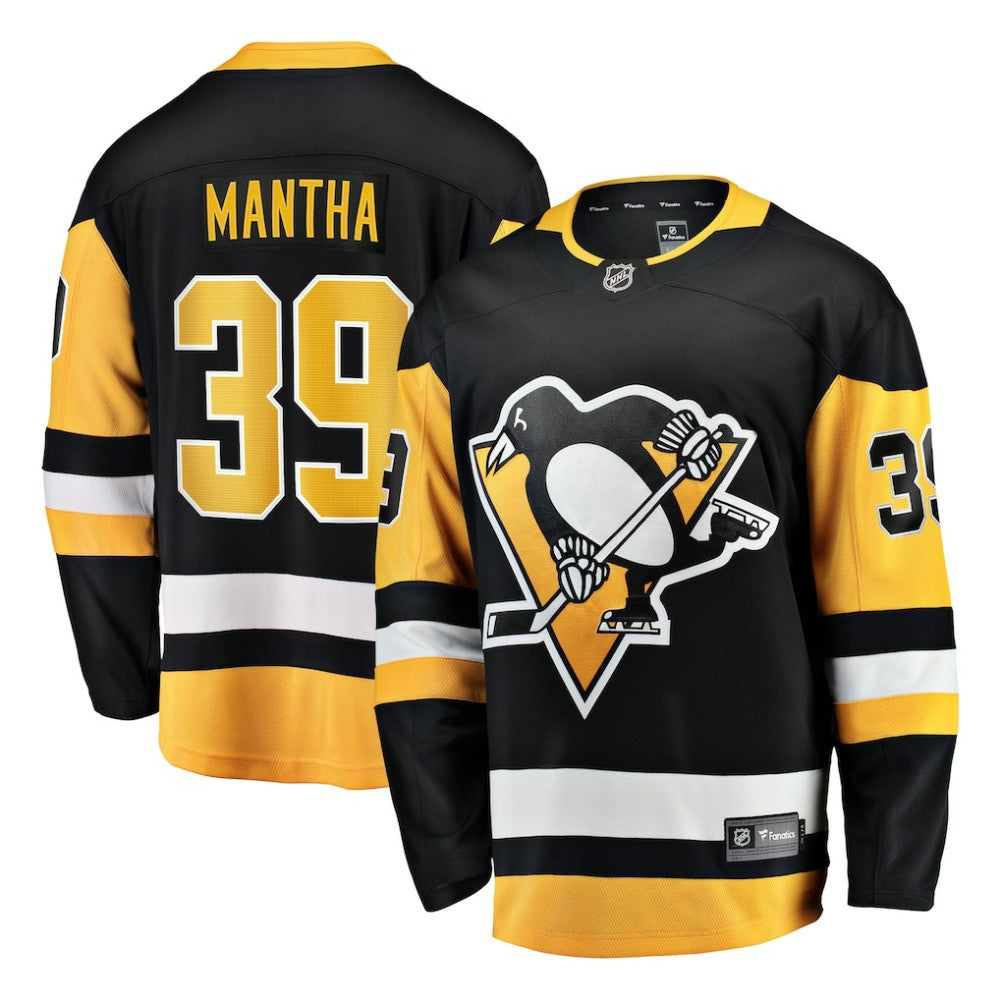 Anthony Mantha Pittsburgh Penguins Fanatics Home Breakaway Jersey Black