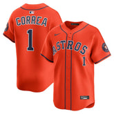 Carlos Correa Houston Astros Alternate Limited Player Jersey - Orange