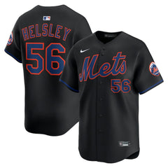 Ryan Helsley New York Mets Alternate Limited Player Jersey Black | Nike