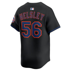 Ryan Helsley New York Mets Alternate Limited Player Jersey Black | Nike
