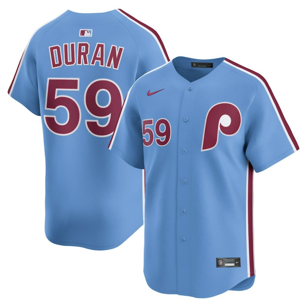 Jhoan Duran Philadelphia Phillies Alternate Limited Player Jersey - Light Blue